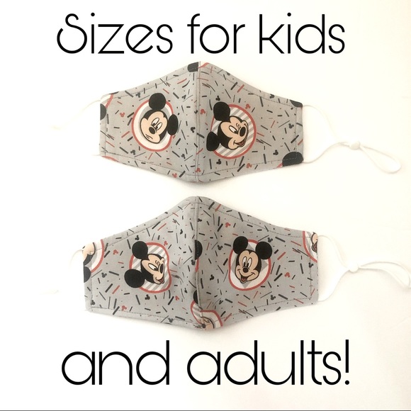 Mickey Mouse Face Mask for kids and adults - Picture 4 of 5